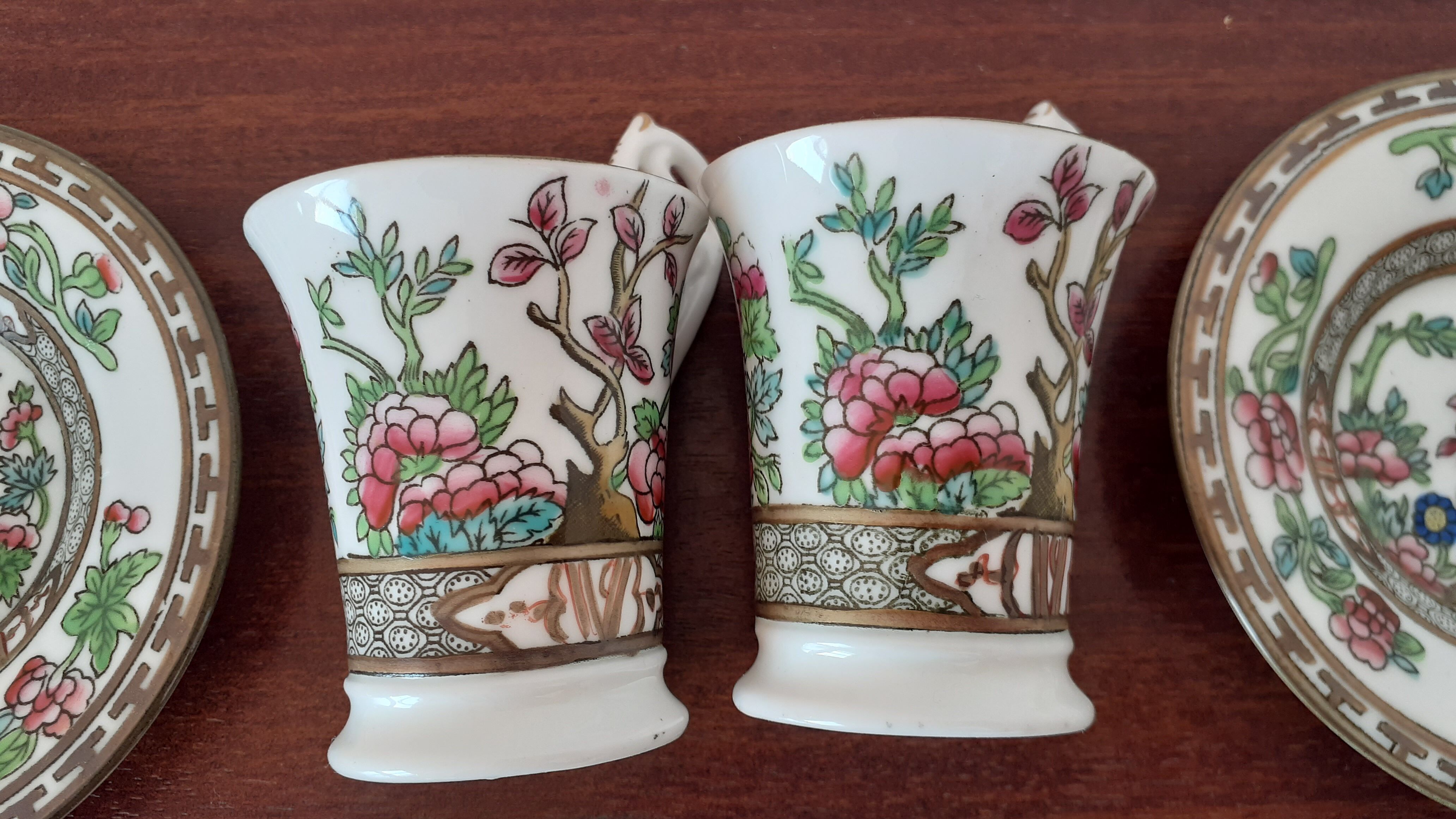 English coalport cups, circa 1750