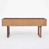 Elegant Danish Midcentury Wooden Planter Box