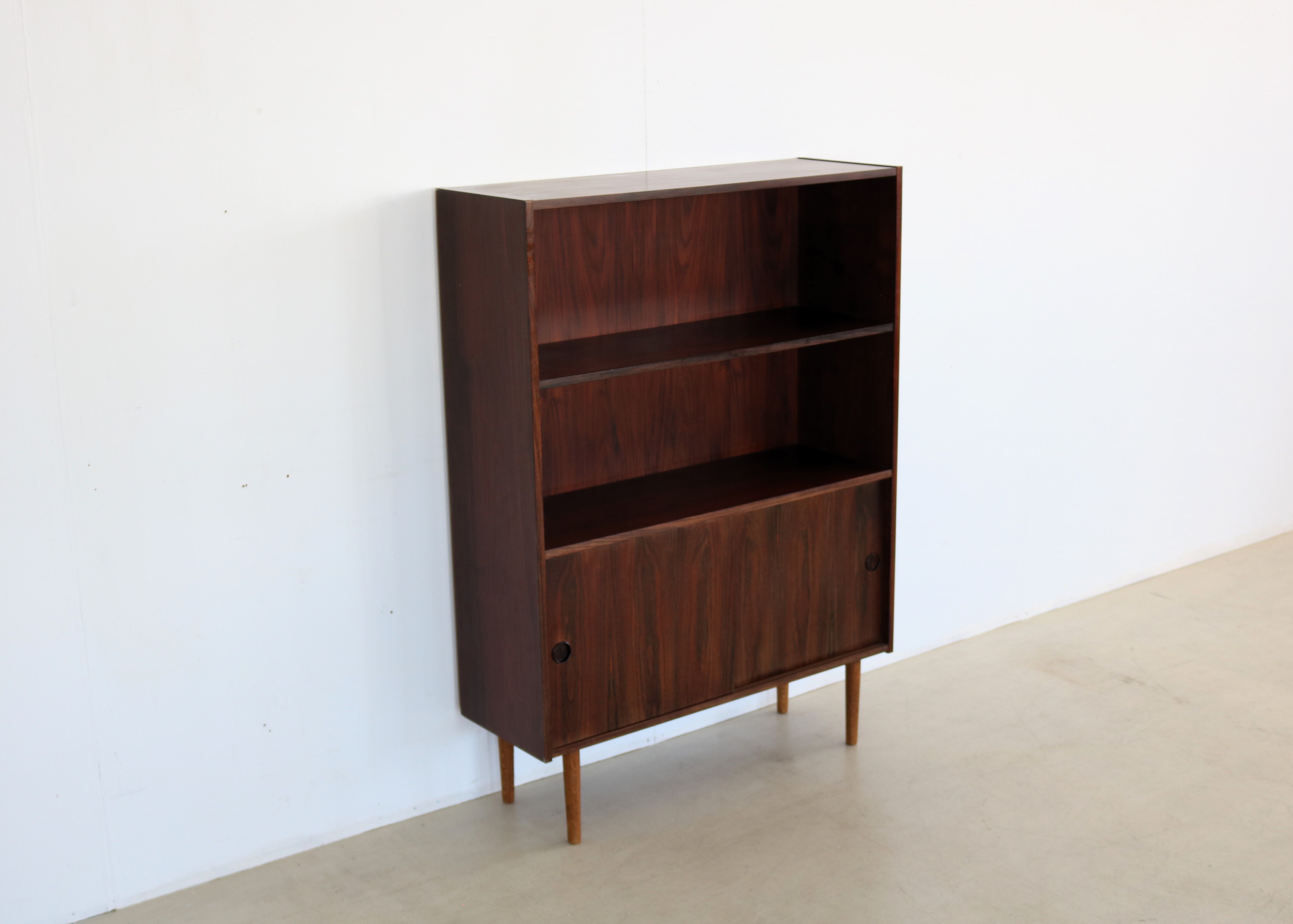 Vintage bookcase with storage