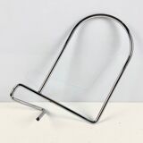 Set of 4 chrome bookends made of wire metal, kajsa & nisse strinning for string, 1960s, mid