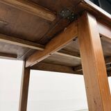 Cherry farmhouse table with 260cm extensions