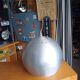 Vintage style brushed aluminium pendant light