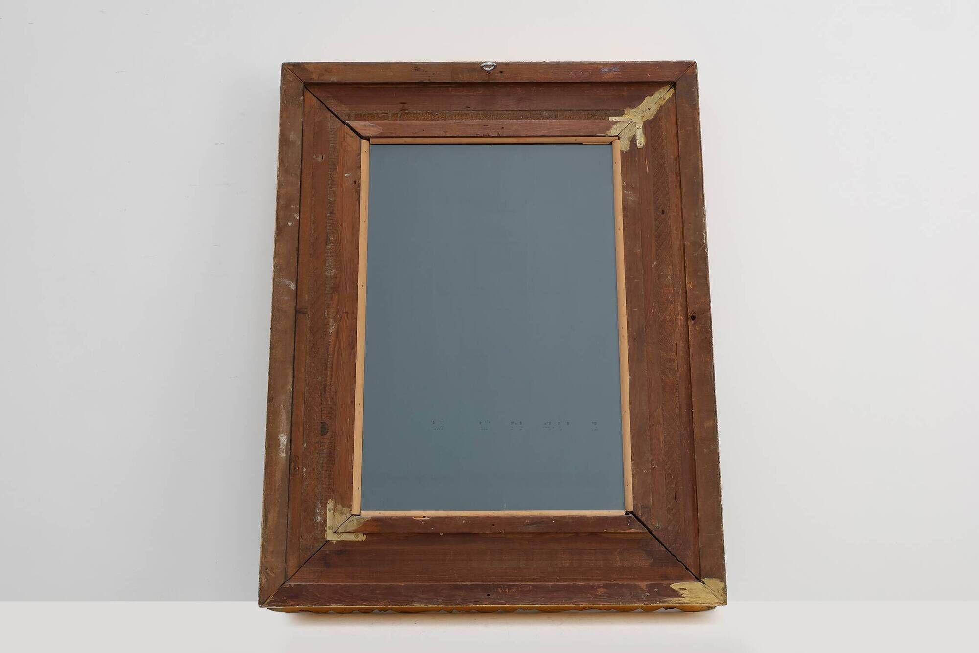 Baroque style giltwood mirror with acanthus carvings, France ca. 1880