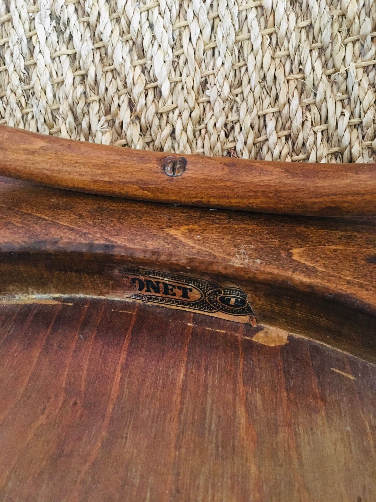 Pair of chairs bistro Thonet