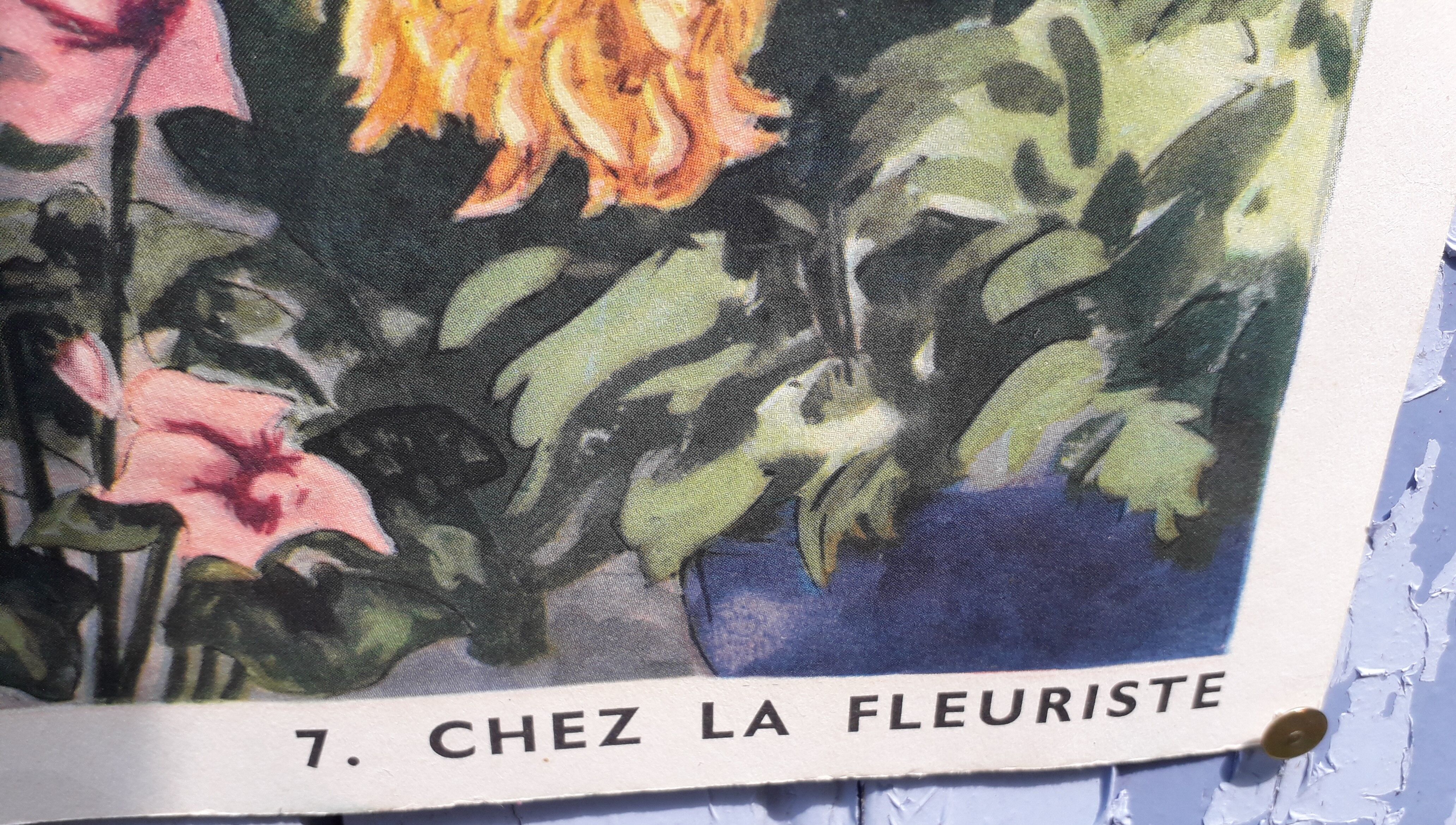 School poster "The Christmas Tree-The Florist"