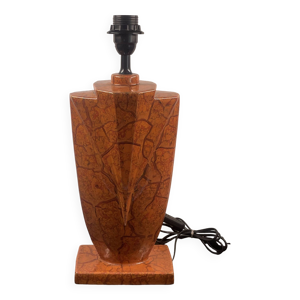 Pied de lampe en céramique - art marbre