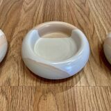 Handmade trio of candle holders.