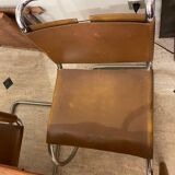 Set of six vintage MR 10 Mies Van der Rohe Knoll chairs
