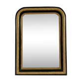 Mirror Napoleon III - black and gold - 104x78cm