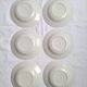 Deep plates / Art Deco salad plates Badonviller blue