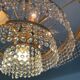 Vintage Crystal Tassel Cascade Chandelier