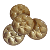 4 St Clément oyster plates