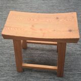 Solid pine stool