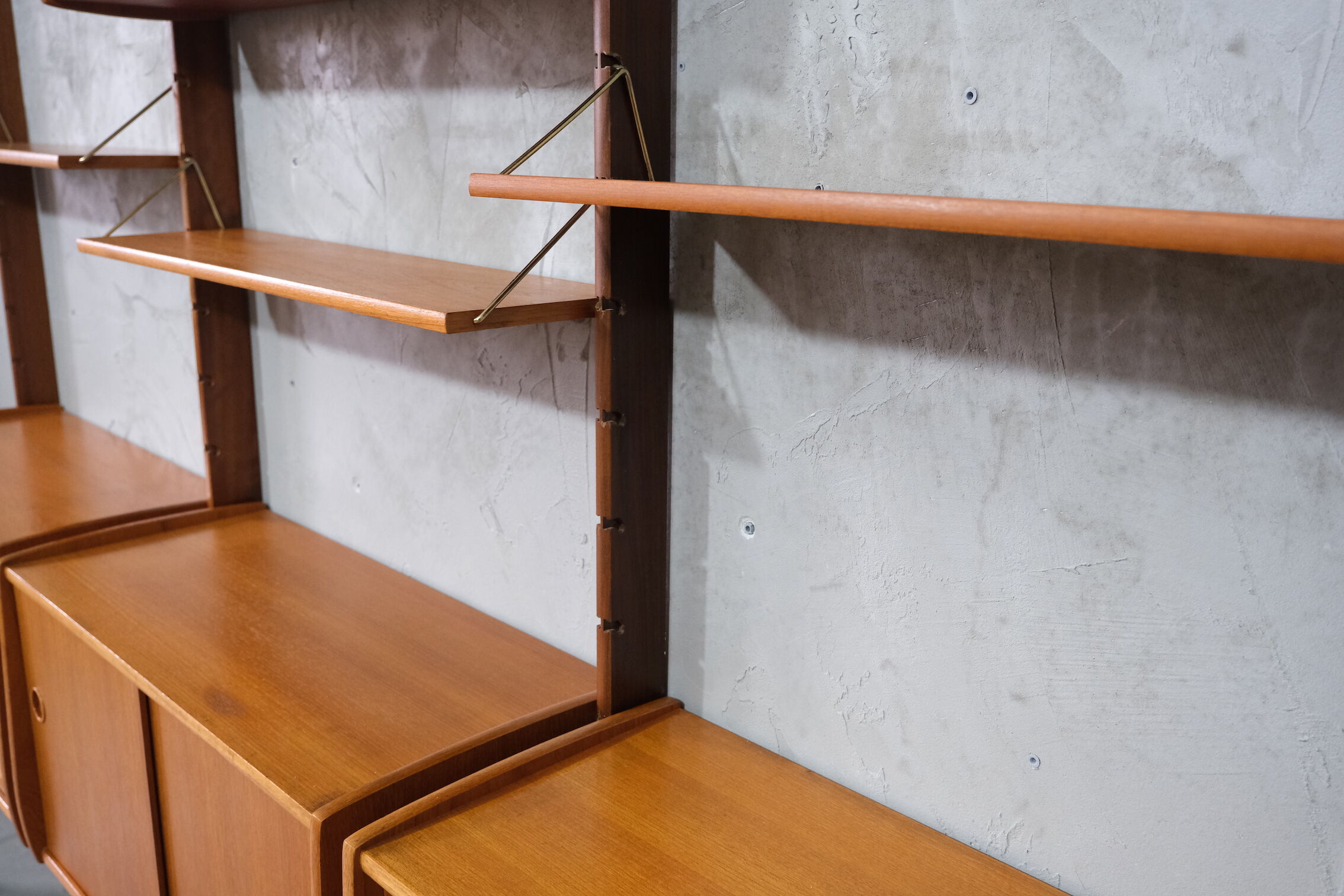 Mid Century Wall Unit by John Texmon, 1960's, Norway