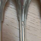 Silvered metal cutlery