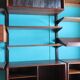 Rosewood bookcase with shelving and box system. Kai Kristensen, Denmark 1960