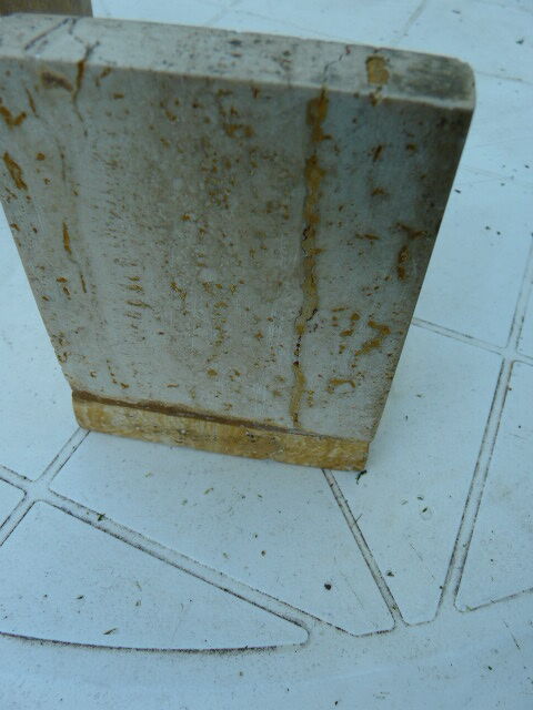 Pair of art deco book greenhouses in marble and travertine