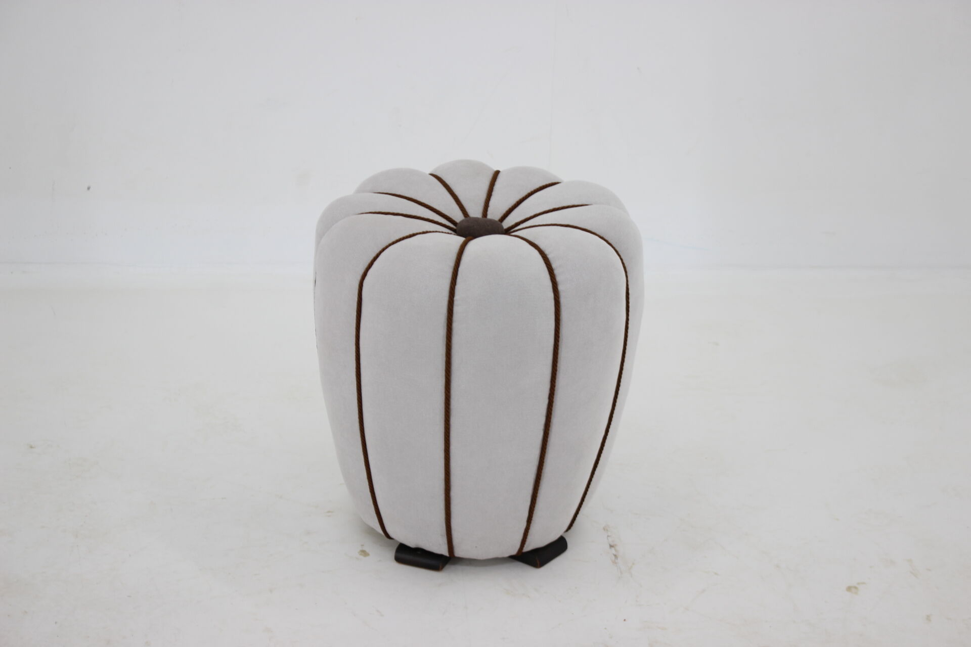 1940s Jindrich Halabala Art Deco Tabouret, Czechoslovakia