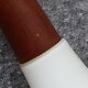Exceptional luster Scandinavian giant suspension in opaline and teak 1960 vintage 60s Danish light drop