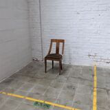 Art deco walnut chair