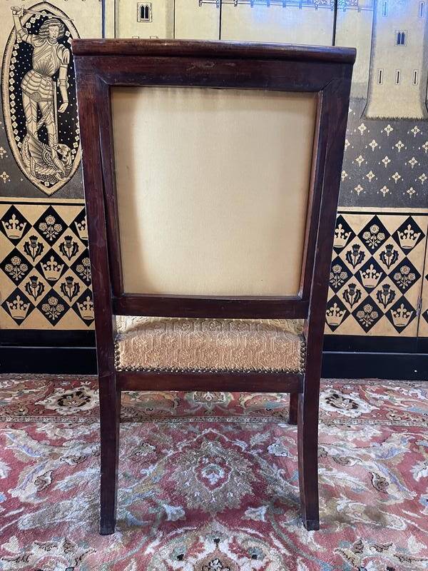 Empire period armchair with crosses