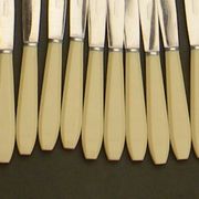Lot of 12 cheese or vintage dessert knives apollonox