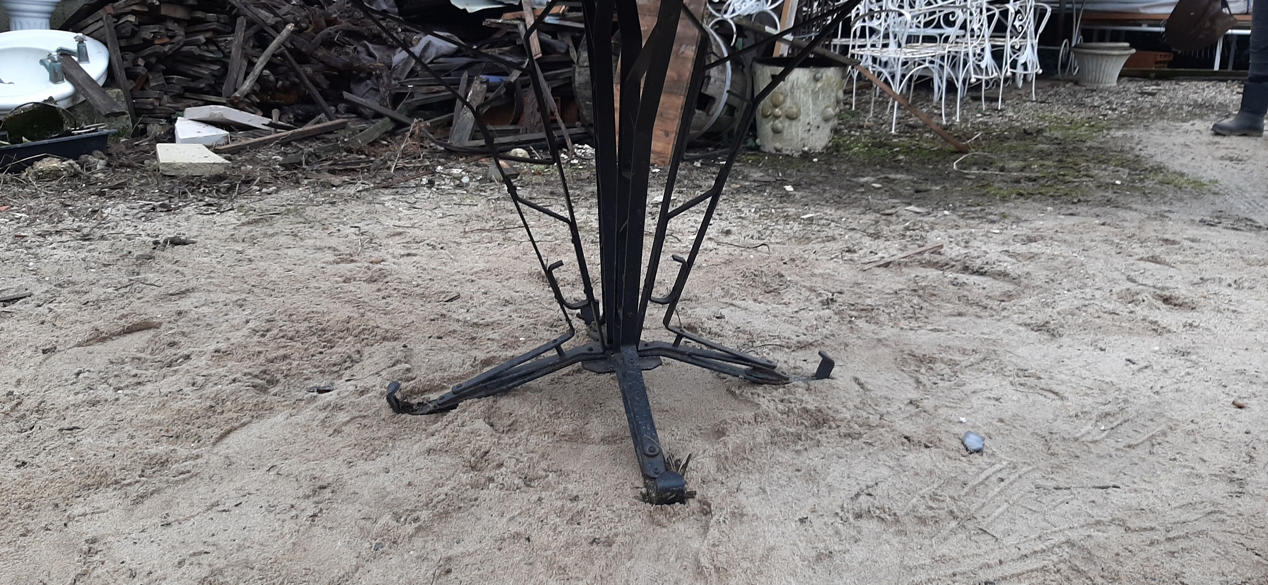 table bois et fer