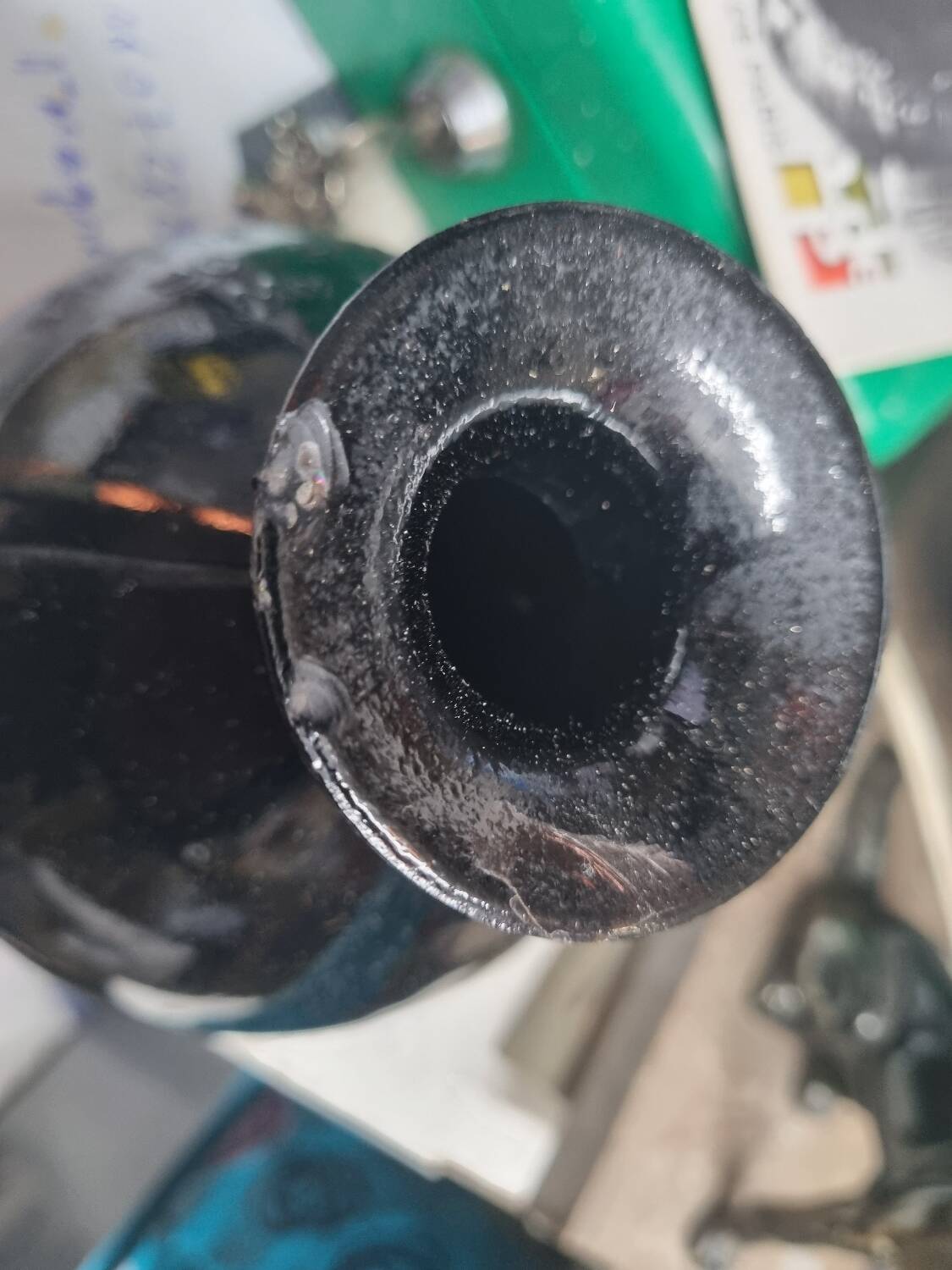 Ceramic sake bottle vase from 1970