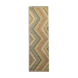 Traditional cream flat woven runner rug 81x300cm