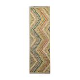 Traditional cream flat woven runner rug 81x300cm