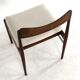 Set of 6 Rosewood AWA Dining Chairs 'Bennekom'  - new upholstery