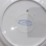 dessert plates x6 from the Badonviller factory