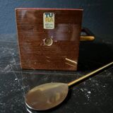 Aldo Tura red mixing pitcher with mixing spoon, Italy 1970s