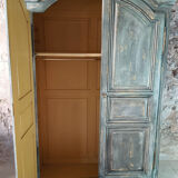 Wardrobe wardrobe de tonges shabby chic patinated