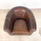 Vintage sheep leather club chair Assen