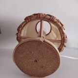 Pair of bamboo lamps