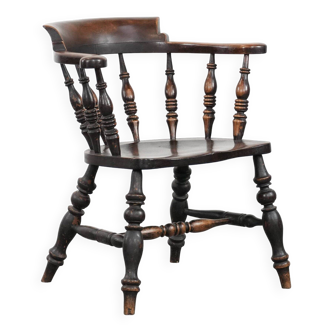 Antique English captain's chair /  desk chair from the early 19th century