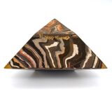 Ceramic box by Evenisse Gual - in Art Deco style - vintage (circa 1993)
