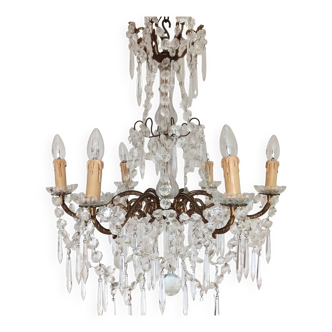 Bronze crystal chandelier style - Haussmanian - chic decor