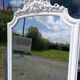Miroir ancien à fronton 174/94 cm