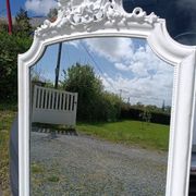 Miroir ancien à fronton 174/94 cm