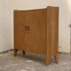 Vintage bookcase feet aileron 1950