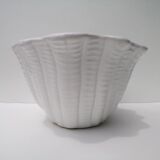 Salad bowl / cache vintage shell pot in earthenware