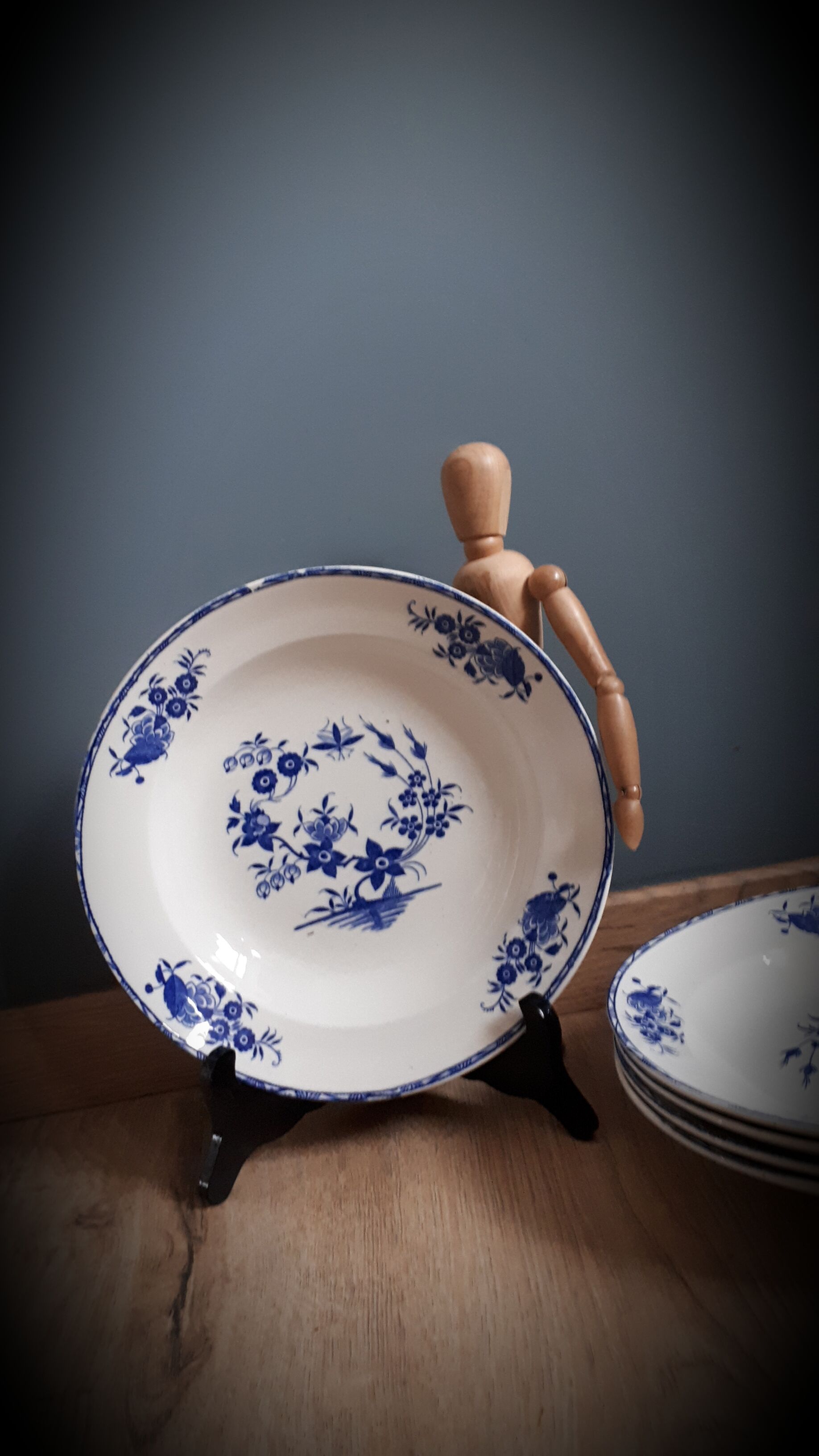 Set of 5 deep plates Grand Bouquet