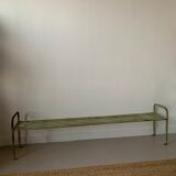 Antique metal bench