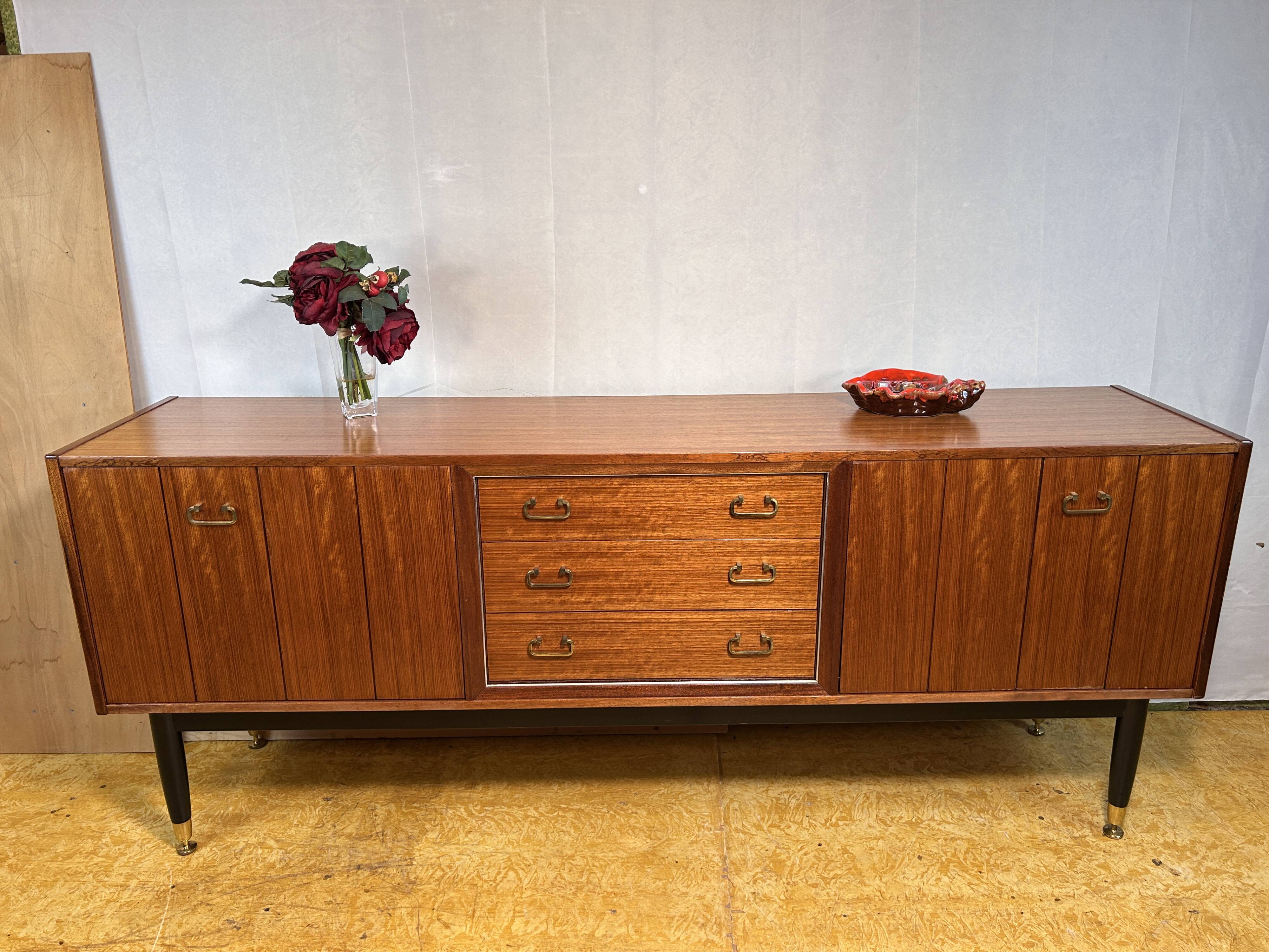 Mid-Century Retro Vintage Tola Wood Sideboard by G Plan E. Gomme 1950-1960