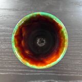 Deep green handmade vase