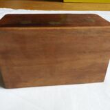 Wooden box inlays brass