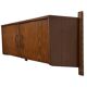 Vintage wall cabinet compact wall system 1960s teak veneer