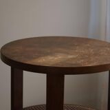 Modern Danish, Lacquered Beech Side Table, Fritz Hansen, "Model 1535", 1940s